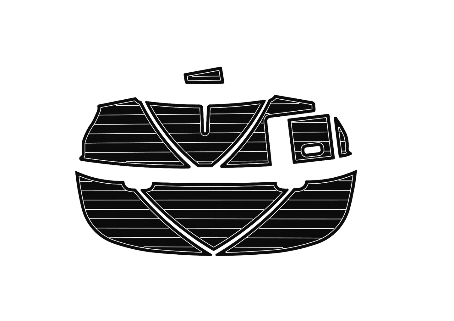 2003-2006 Bayliner 205 BR Swim platform 1/4"6mm EVA foam faux floor