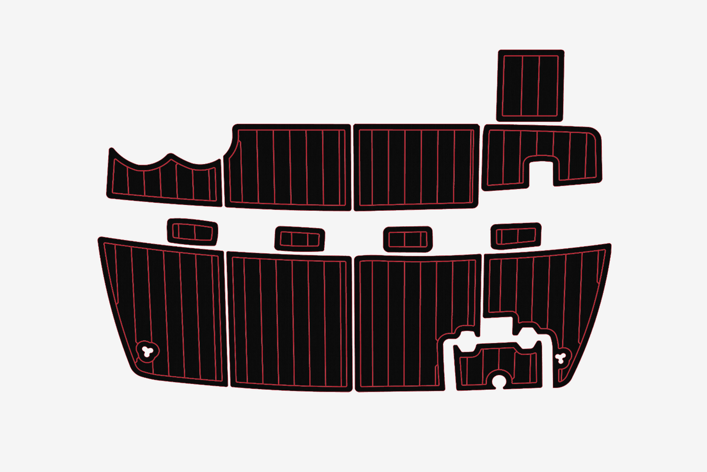 2001 Regal 2960 Marine teak deck EVA Foam Boat flooring