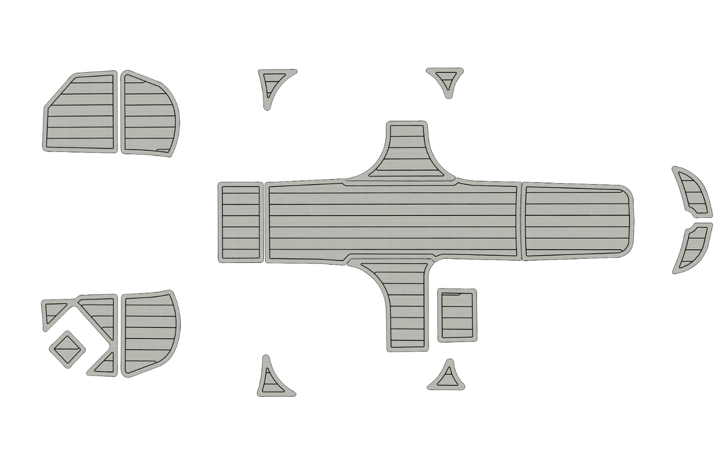 2013-2022 bayliner element E16 Cockpit swim platform 1/4" 6mm EVA foam floor