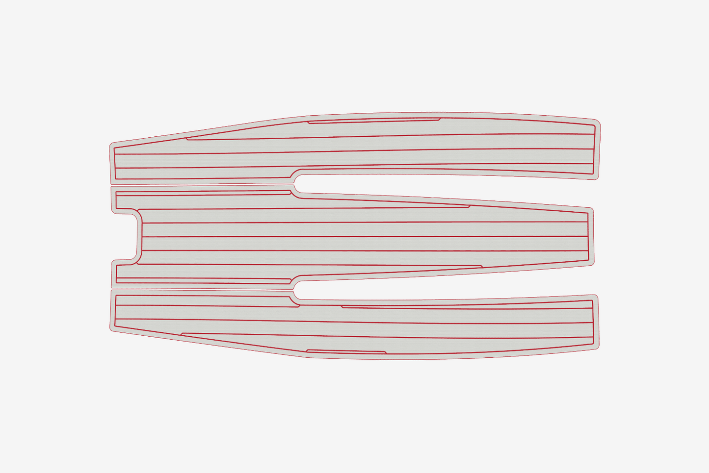1987 Boston Whaler 13 Anti-slip mat Custom EVA faux teak marine deck flooring