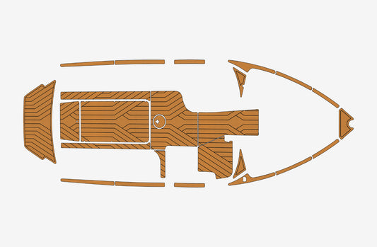 2016-2018 Malibu 25 LSV Marine teak deck EVA Foam Boat flooring