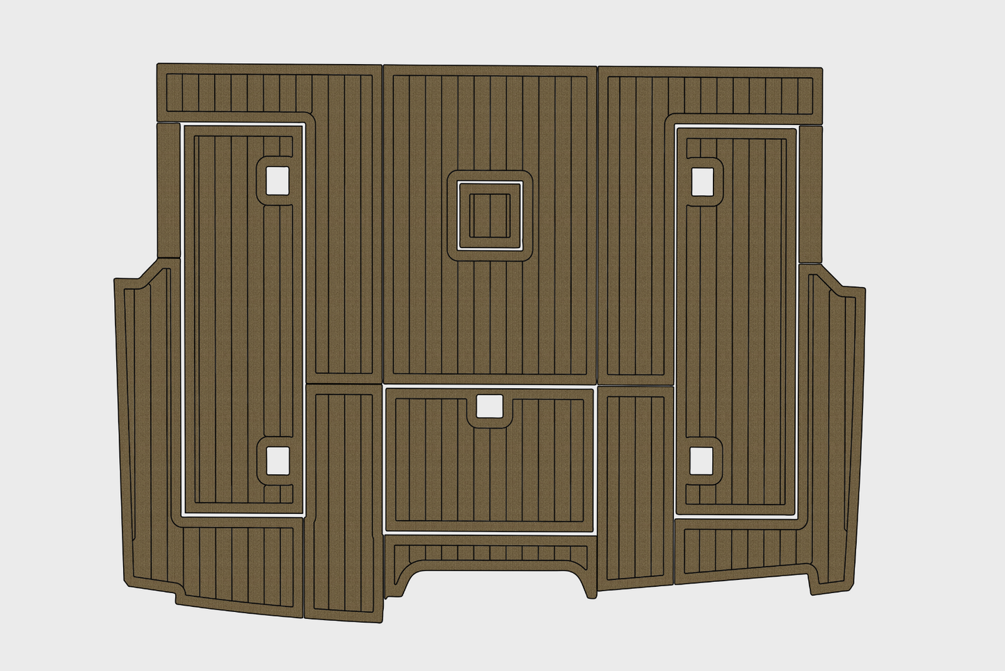 1998-2002 Cabo 35 Express Cockpit 1/4"6mm EVA Foam carpet marine faux mat floor