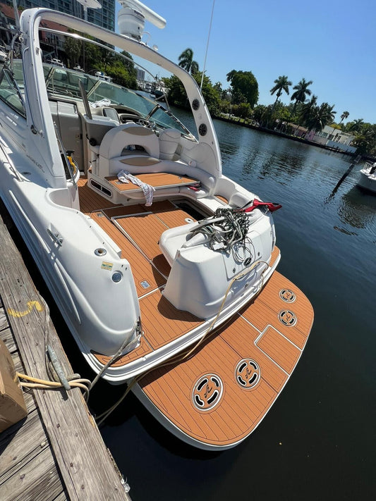 2000-2004 Sea Ray 380 sundancer Cockpit Swim platform 1/4"6mm EVA Foam floor