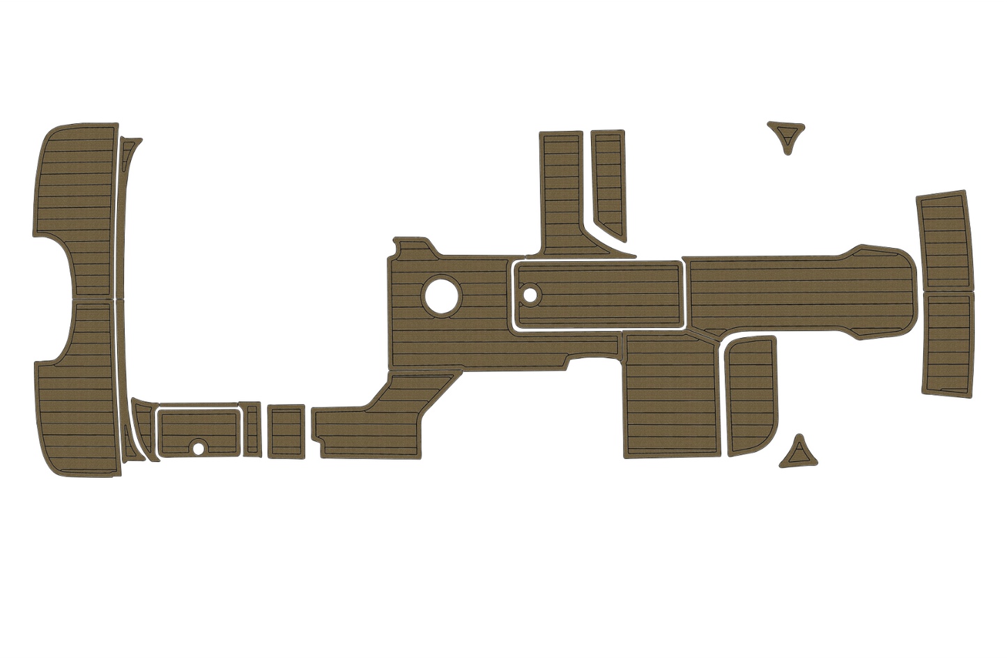 2019-2023 bayliner vr6 Cockpit swim platform 1/4" 6mm EVA foam floor