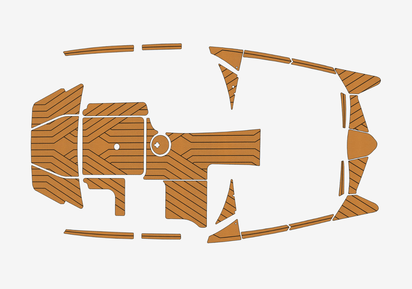 2013-2017 MALIBU 20 mxz Cockpit Swim platform bow 1/4"6mm EVA Foam faux floor