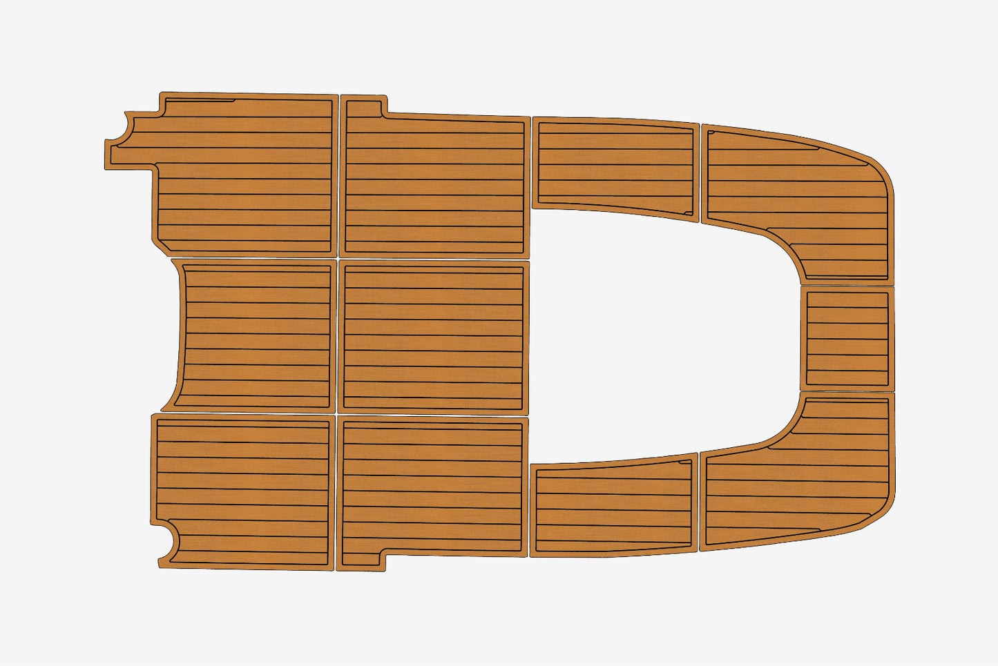 1998 Cobia 224 Cockpit Swim platform 1/4"6mm EVA Foam carpet marine floor
