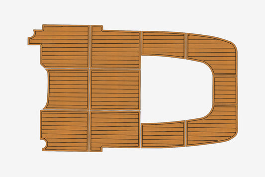 1998 Cobia 224 Cockpit Swim platform 1/4"6mm EVA Foam carpet marine floor