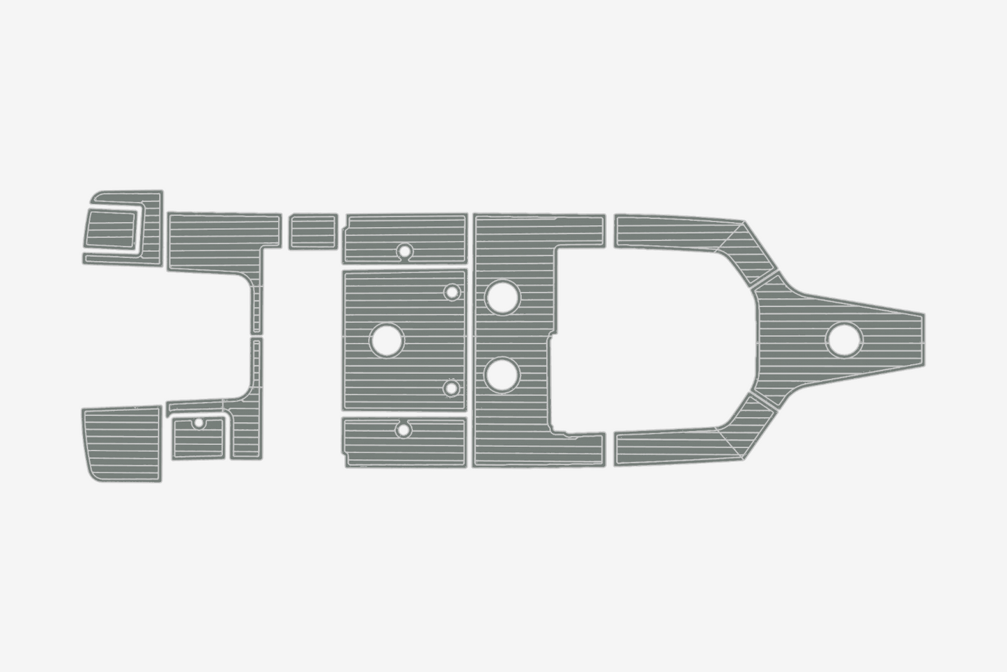 2022 Beneteau Flyer 8 Spacedeck Anti-slip mat Custom EVA marine deck flooring