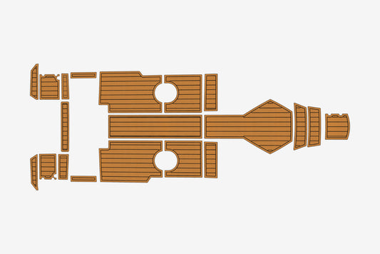 2022 AMT 190 BR Cockpit Swim platform 1/4" 6mm EVA Teak deck floor