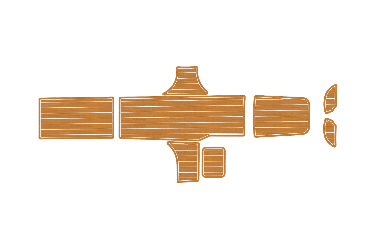 2015-2017 Bayliner Element XL Cockpit swim platform 1/4" 6mm EVA foam floor
