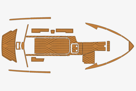 2019 malibu 25 LSV Cockpit Swimming platform 1/4" 6mm EVA Faux Teak Decking