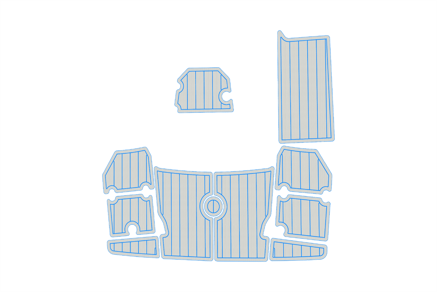2013-2014 Monterey 234 SS Swim platform 1/4"6mm EVA Foam faux floor