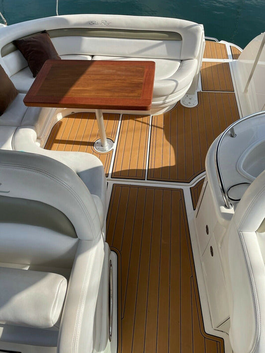 2003-2008 sea ray 340 sundancer Cockpit Swim platform 1/4"6mm EVA Foam mat floor