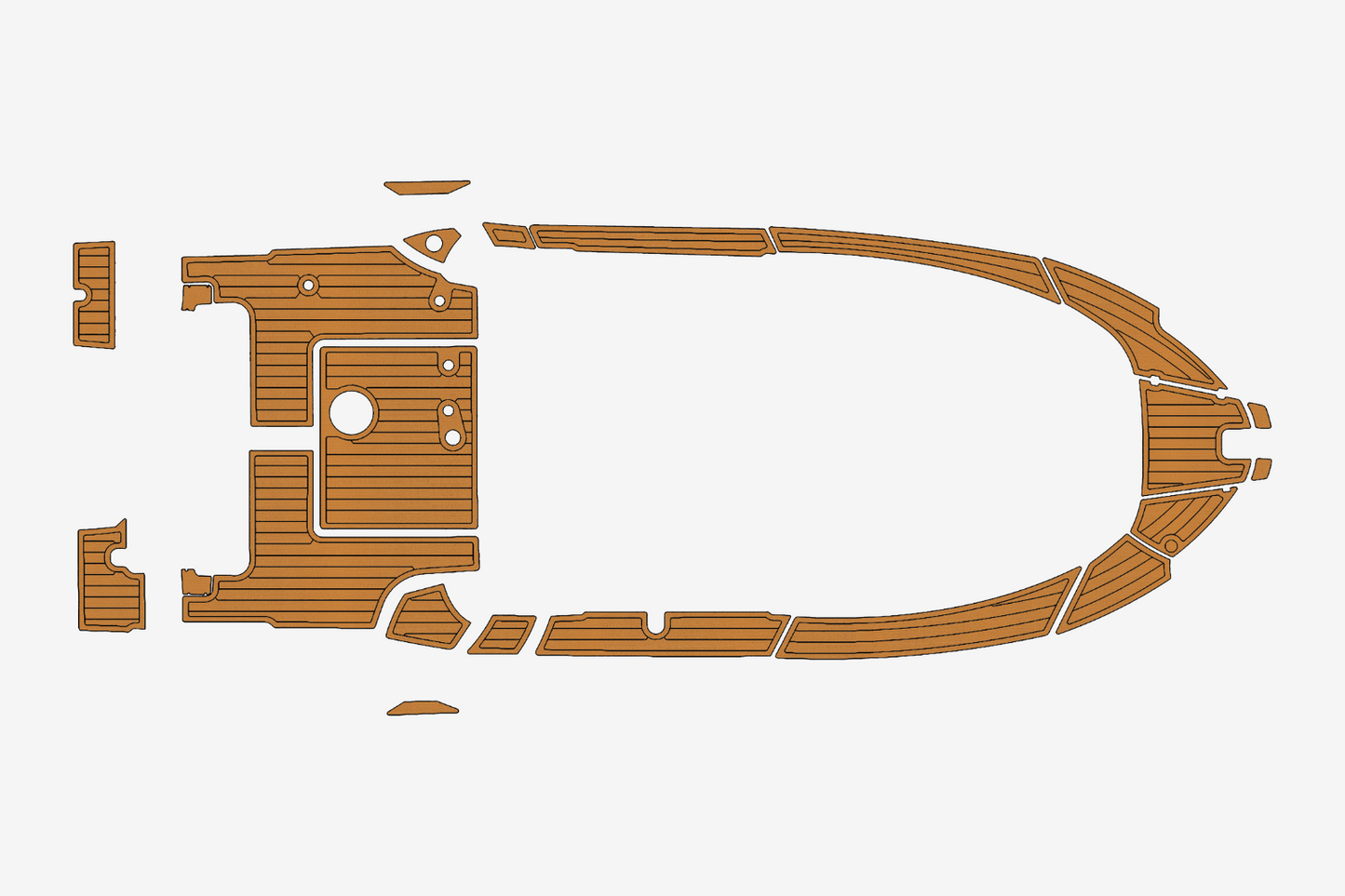 2021 Jeanneau Merry Fisher 695 Marine teak deck EVA Foam Boat flooring