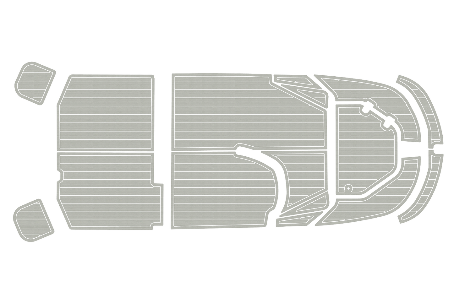 2020-2024 Boston Whaler 130 SS Cockpit 1/4"6mm EVA foam floor