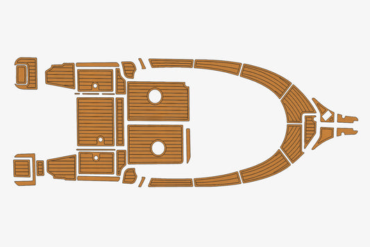 2023 Astilux Fisher 650 Marine teak deck seadek EVA Foam Boat flooring