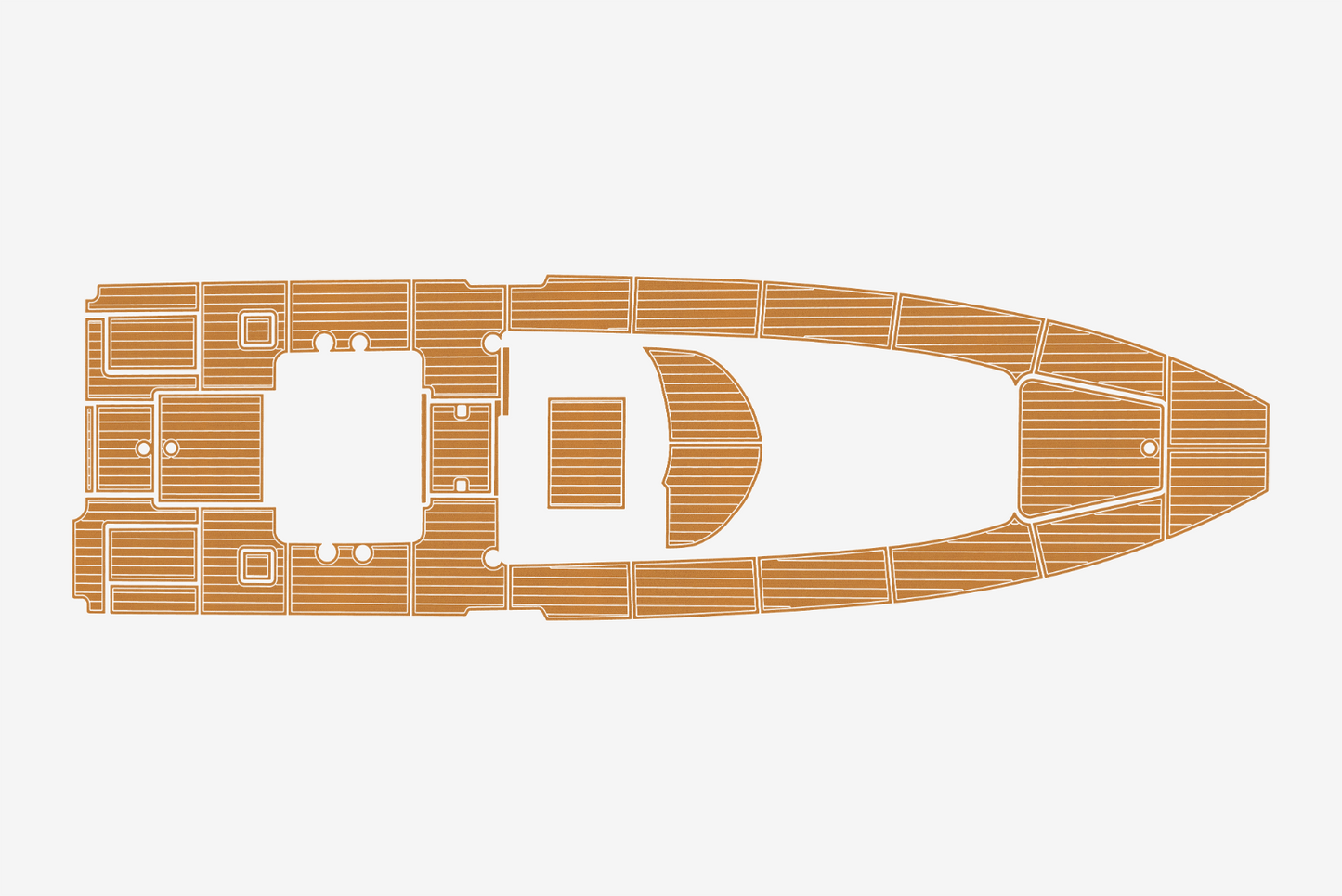 2022 Contender 39 FA Cockpit 1/4"6mm EVA Foam carpet marine faux mat floor