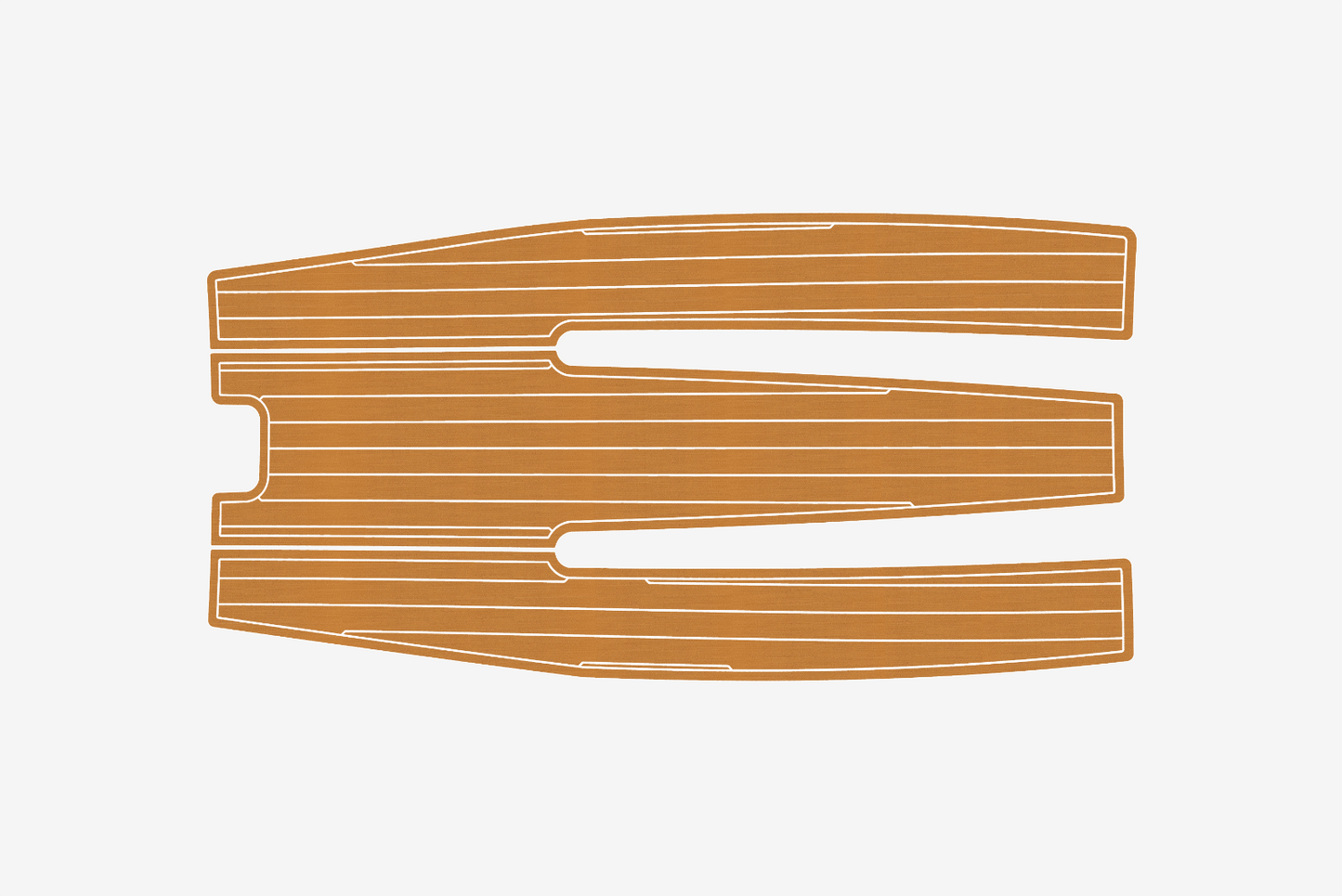 1987 Boston Whaler 13 Anti-slip mat Custom EVA faux teak marine deck flooring