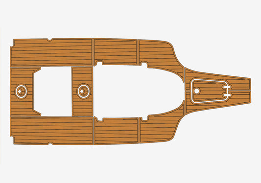 2023-2024 SEA HUNT 28 ESCAPE Cockpit 1/4"6mm EVA Foam FAUX MAT floor
