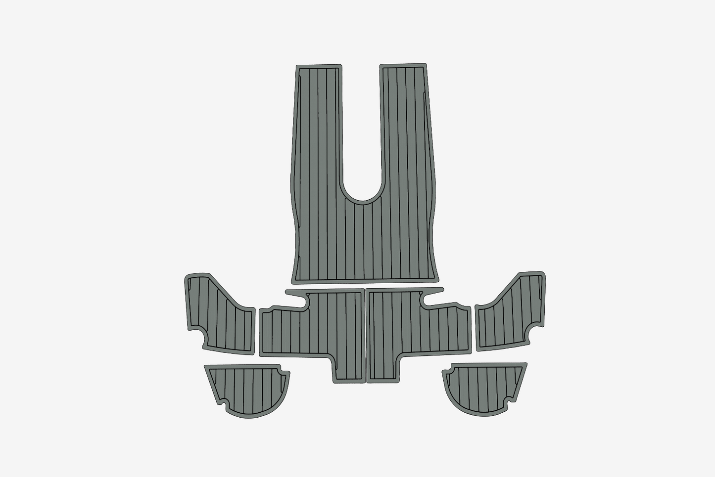 2008-2013 Hunter 45 Deck Salon Cockpit 1/4"6mm EVA Foam faux floor