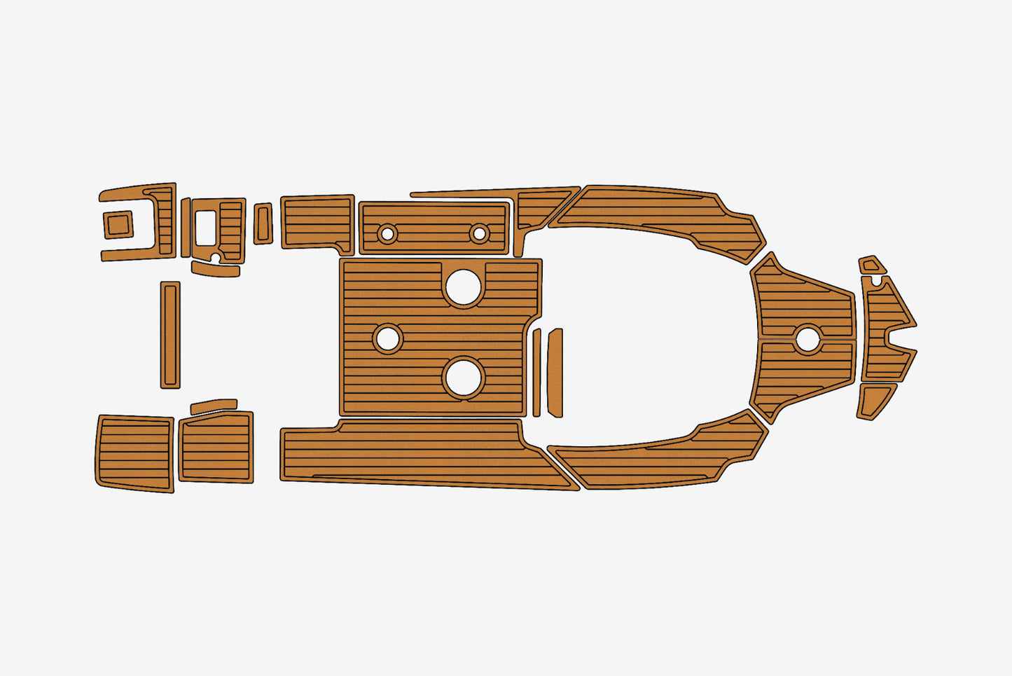 Jeanneau Cap Camarat 650 CC Marine teak deck EVA Foam Boat flooring