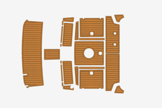 2000 Astinor 740 Marine teak deck seadek EVA Foam Boat flooring
