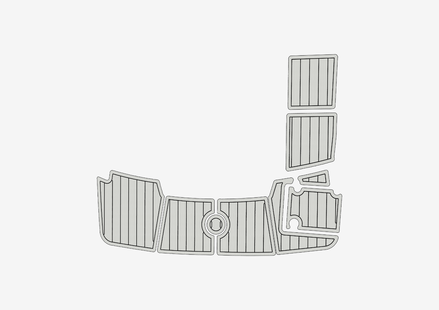 2014-2016 Monterey 186 MS Swim platform 1/4"6mm EVA Foam floor