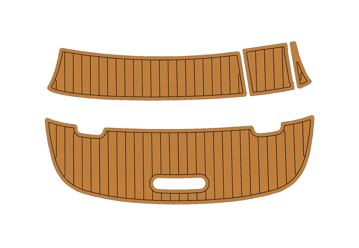 2003-2013 Bayliner 195 BR SP Swim platform 1/4" 6mm EVA faux teak Floor