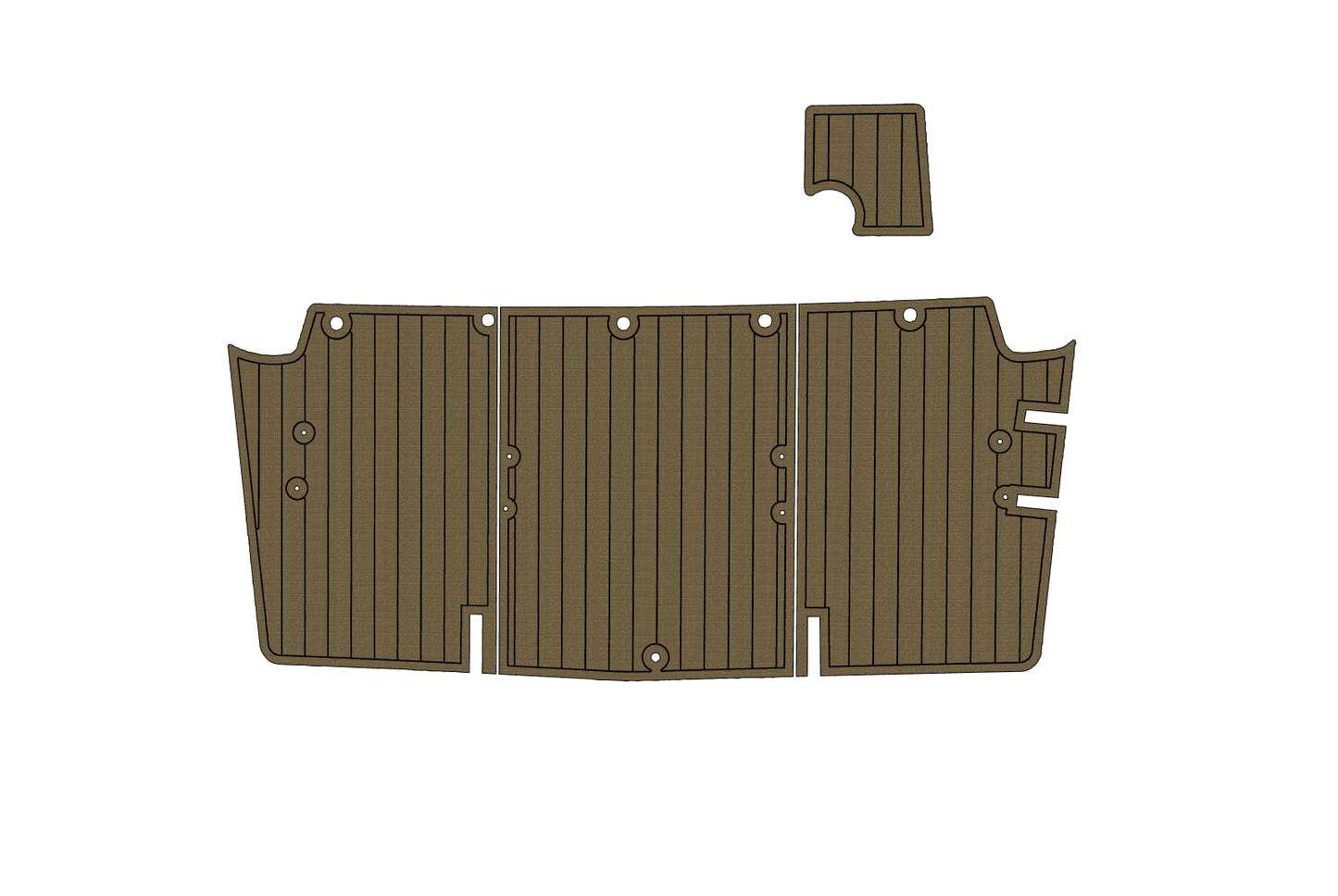 2021 CHAPARRAL 230 SUNCOAST Swim platform 1/4"6mm EVA foam faux mat floor