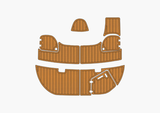 2005 TAHOE 234 Swim platform 1/4" 6mm EVA faux faom teak mat floor