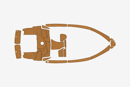1998 Lema Gold I Marine teak deck EVA Foam Boat flooring