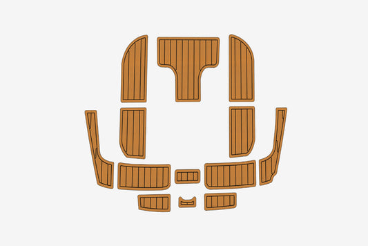2008-2013 Hunter 45ds Cockpit Swim platform 1/4"6mm EVA Foam floor