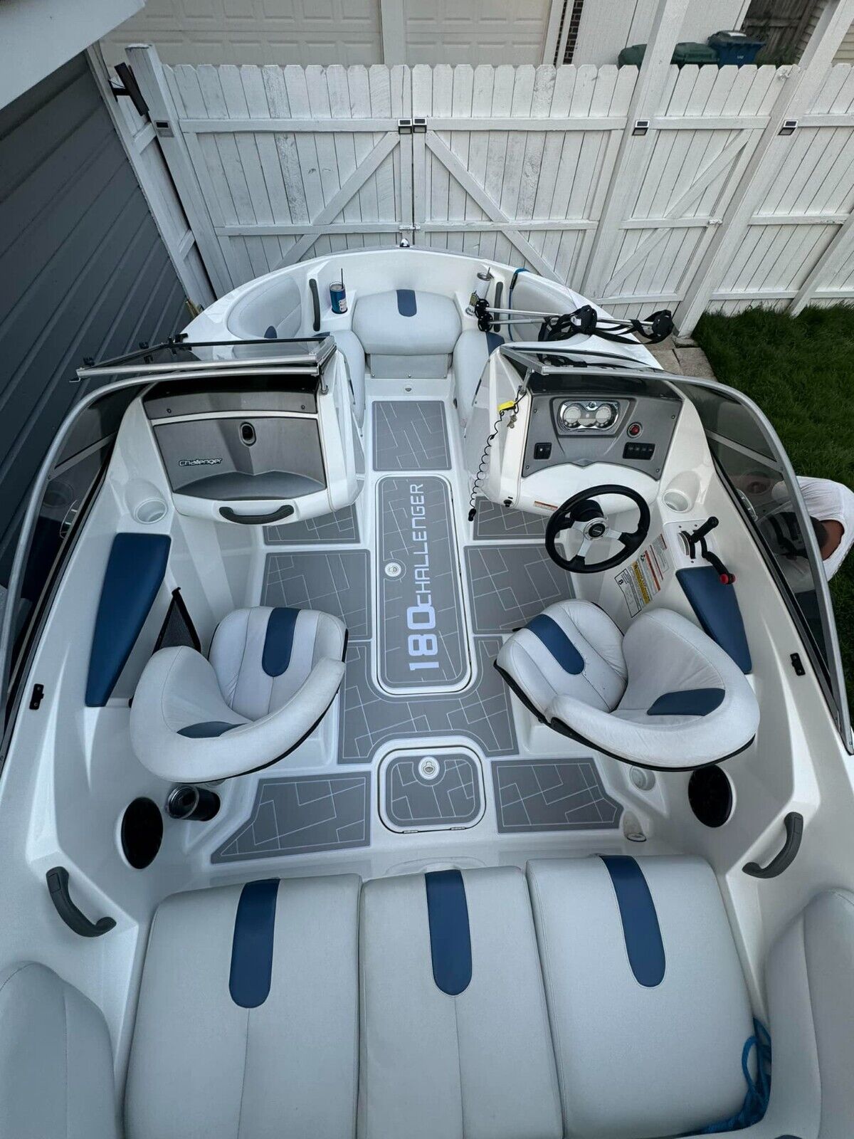 2007-2012 Sea Doo 180 Cockpit Swim platform bow 1/4"6mm EVA foam faux mat floor