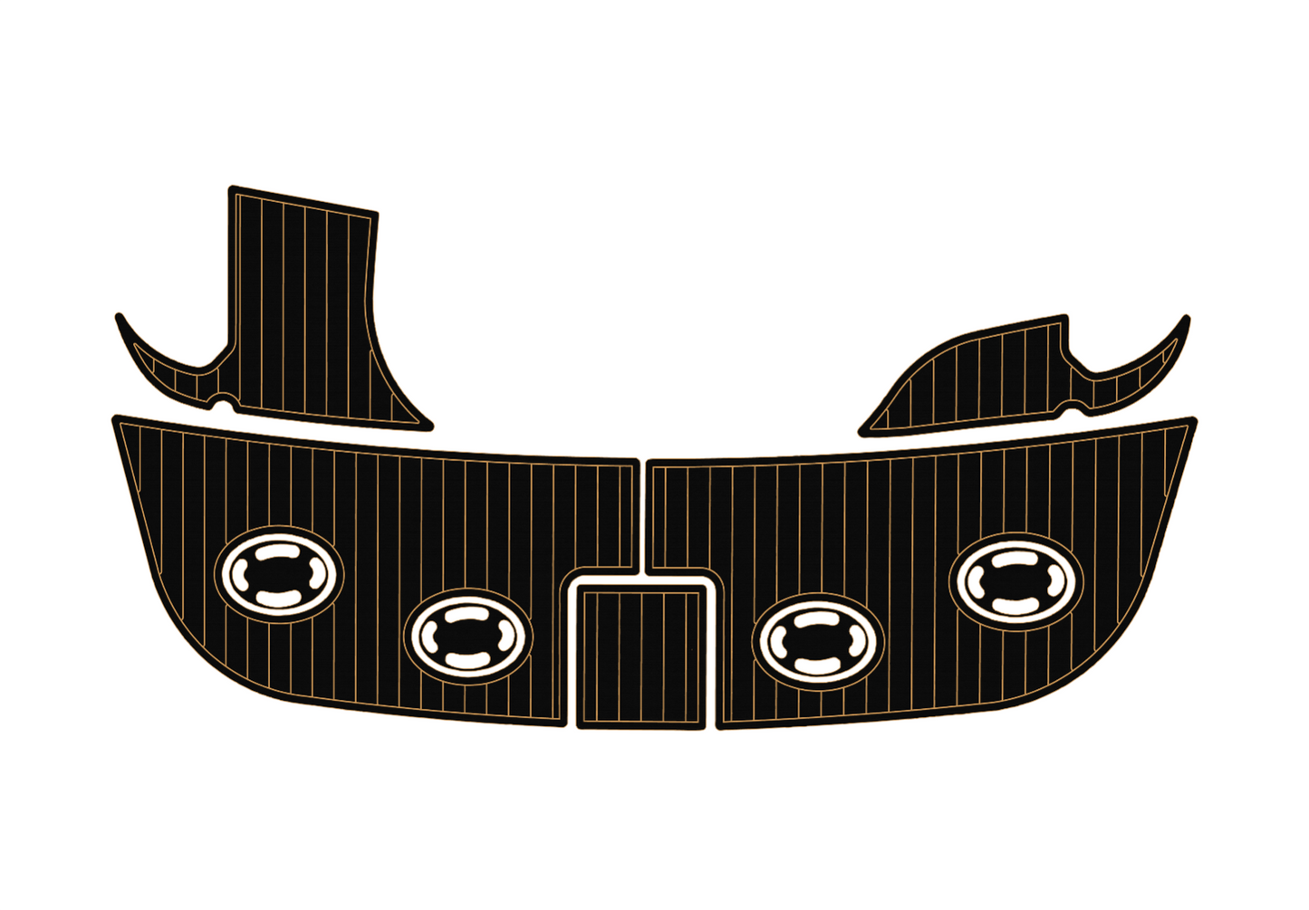 1999-2005 Sea Ray Sundancer 460 Swim platform 1/4"6mm EVA Fauxfoam floor