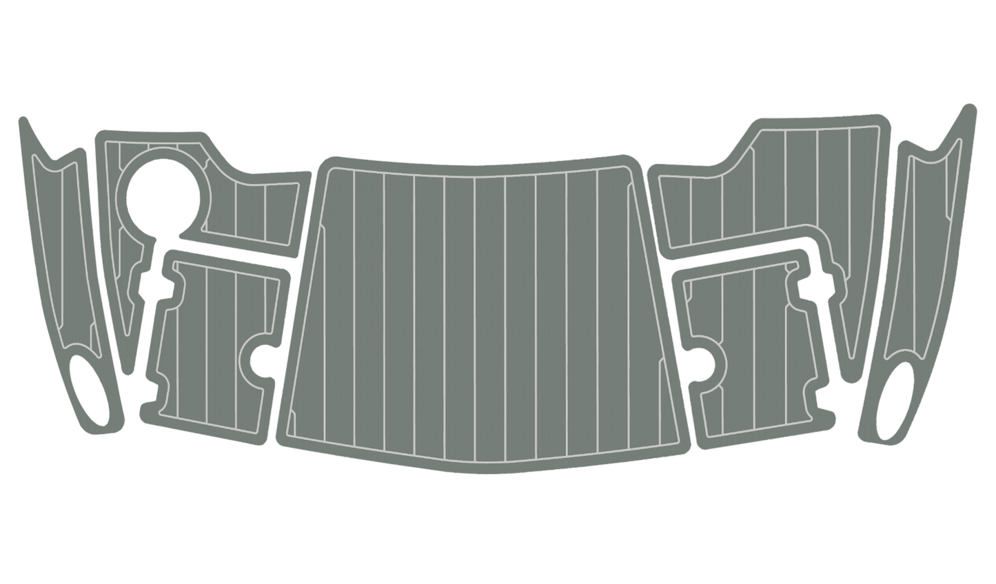 2004-2007 Chaparral 264 Sunesta Swim platform 1/4"6mm EVA faux teak mat floor