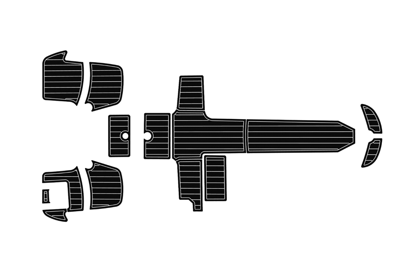 2020-2024 Bayliner M17 Cockpit swim platform 1/4" 6mm EVA foam floor