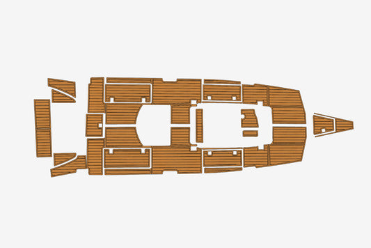 2008-2011 Jupiter 34 FS Cockpit Swim platform bow 1/4"6mm EVA Foam faux floor