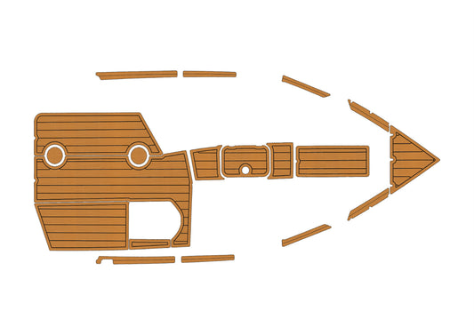 2000-2006 Centurion ELITE Anti-slip Custom EVA teak marine deck flooring