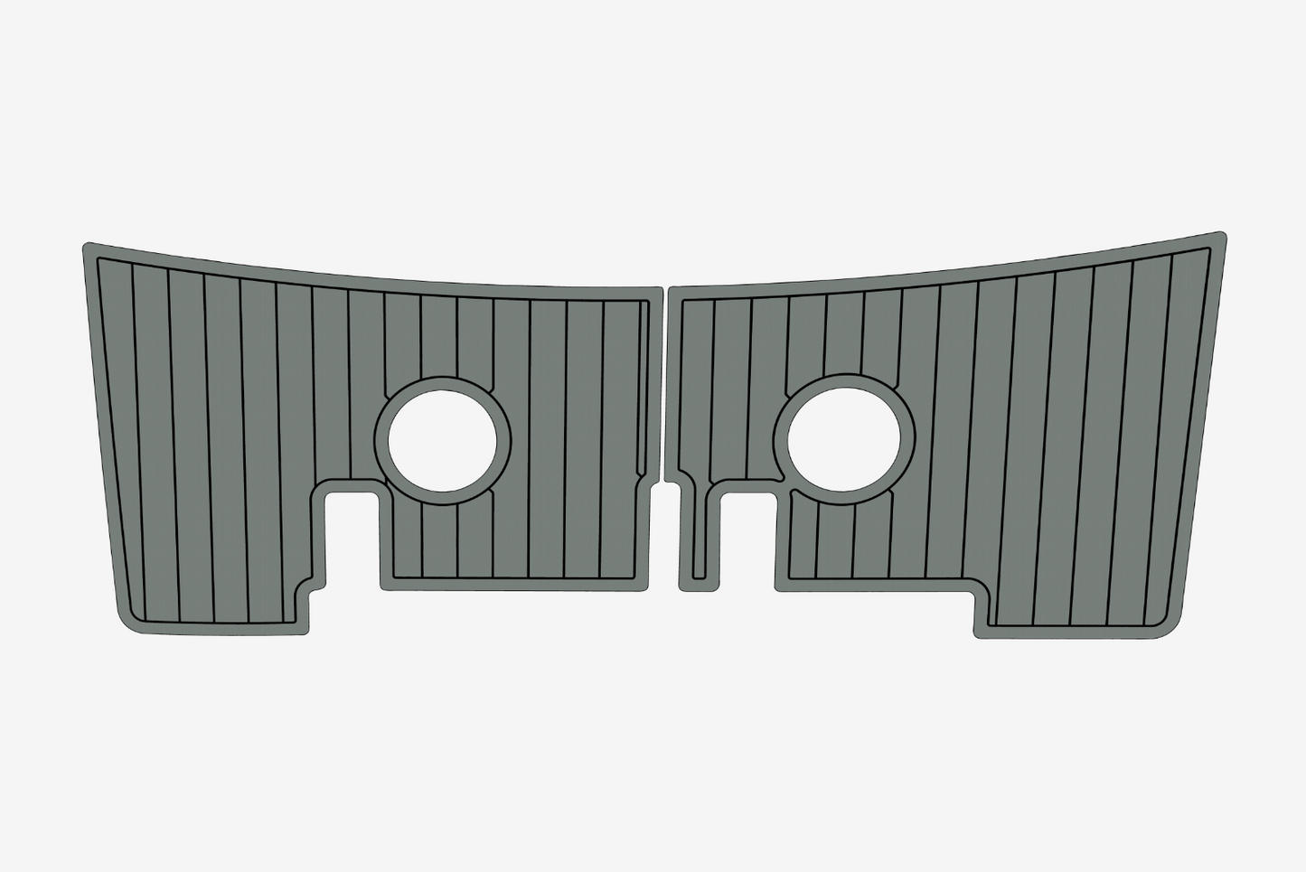 2016 Regulator 28 Swim platform 1/4"6mm EVA Foam faux mat floor