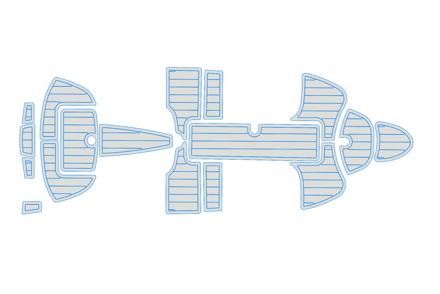 2020 Yamaha 4340 Marine teak deck EVA Foam Boat flooring