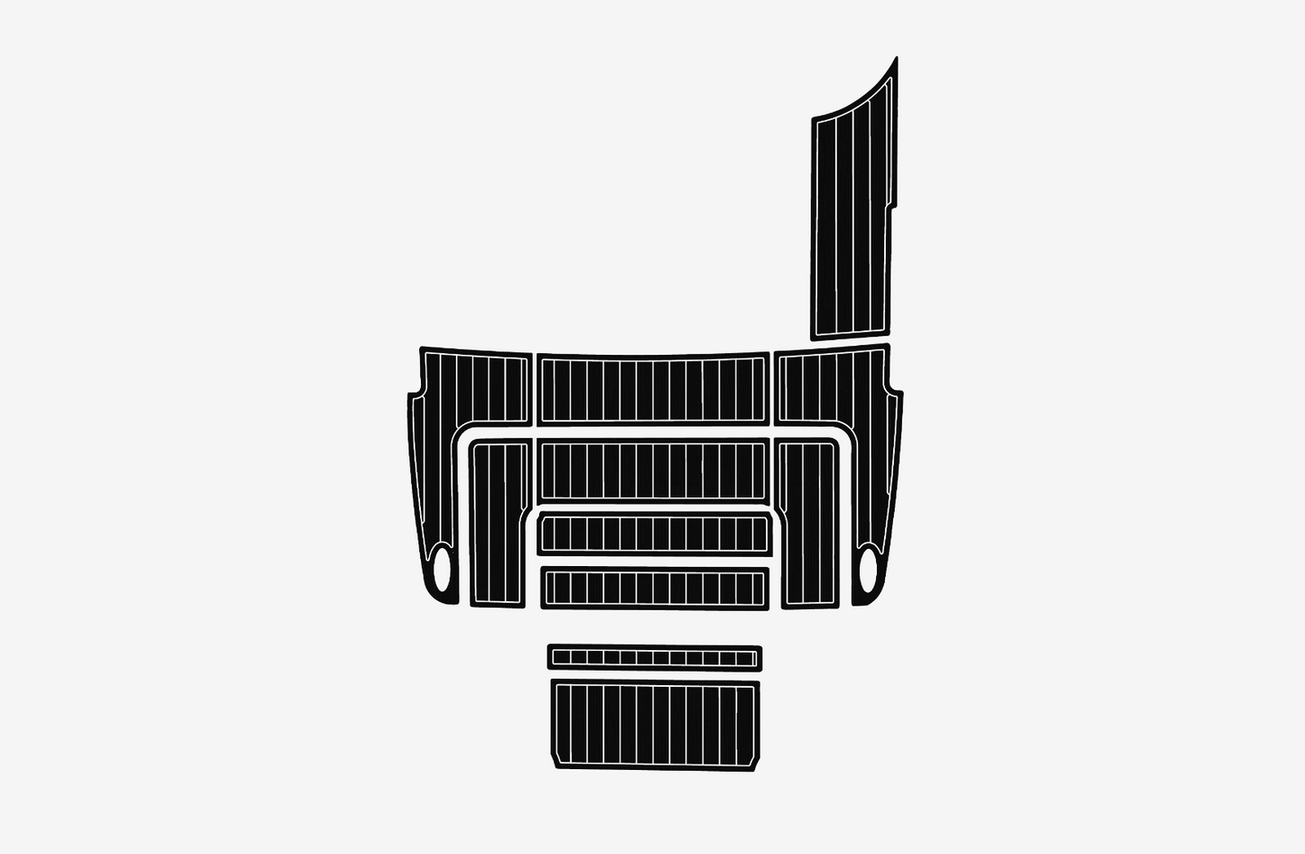 2020-2022 CHAPARRAL 25 26 SURF Swim platform 1/4"6mm EVA foam faux mat floor