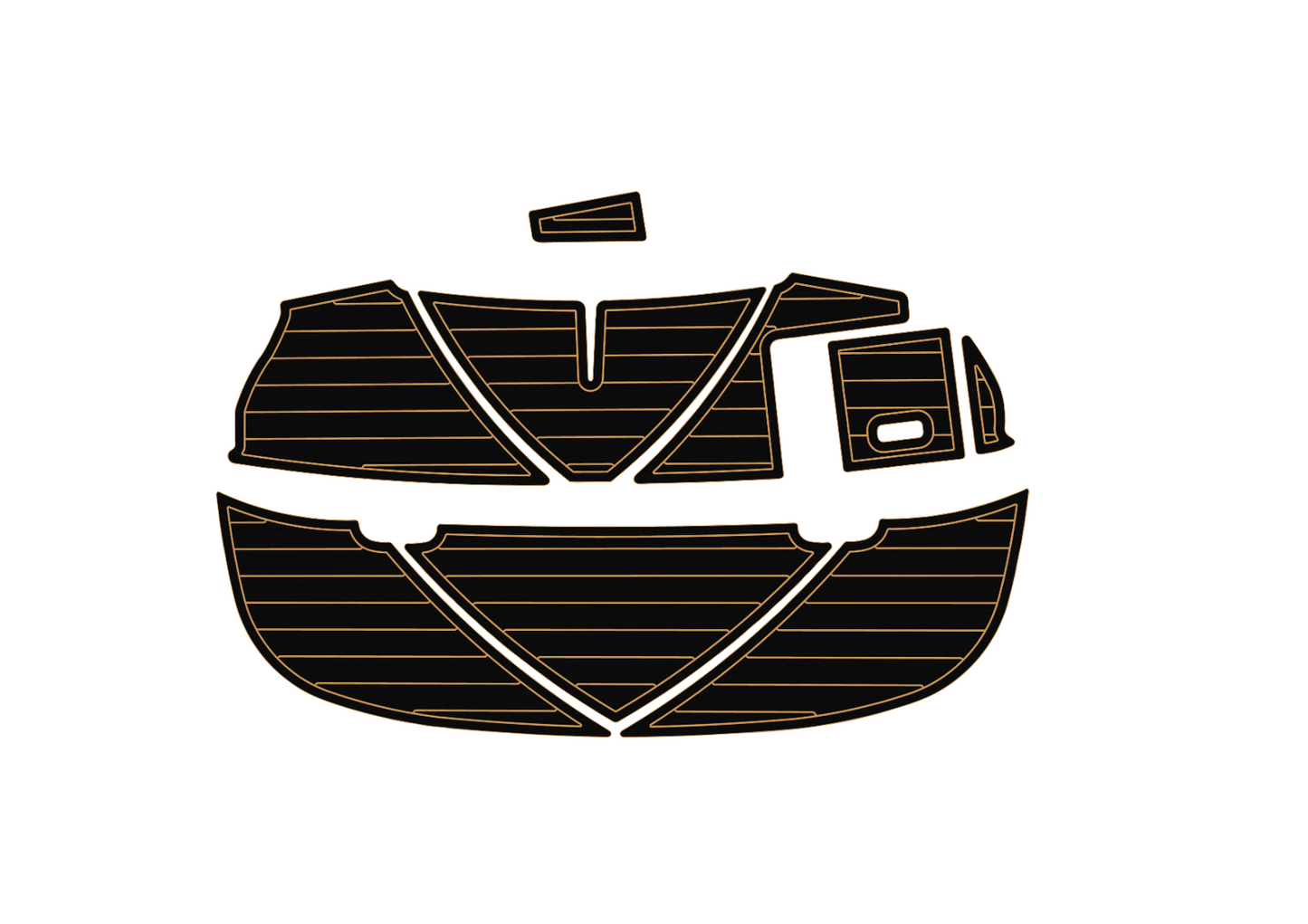 2003-2006 Bayliner 205 BR Swim platform 1/4"6mm EVA foam faux floor
