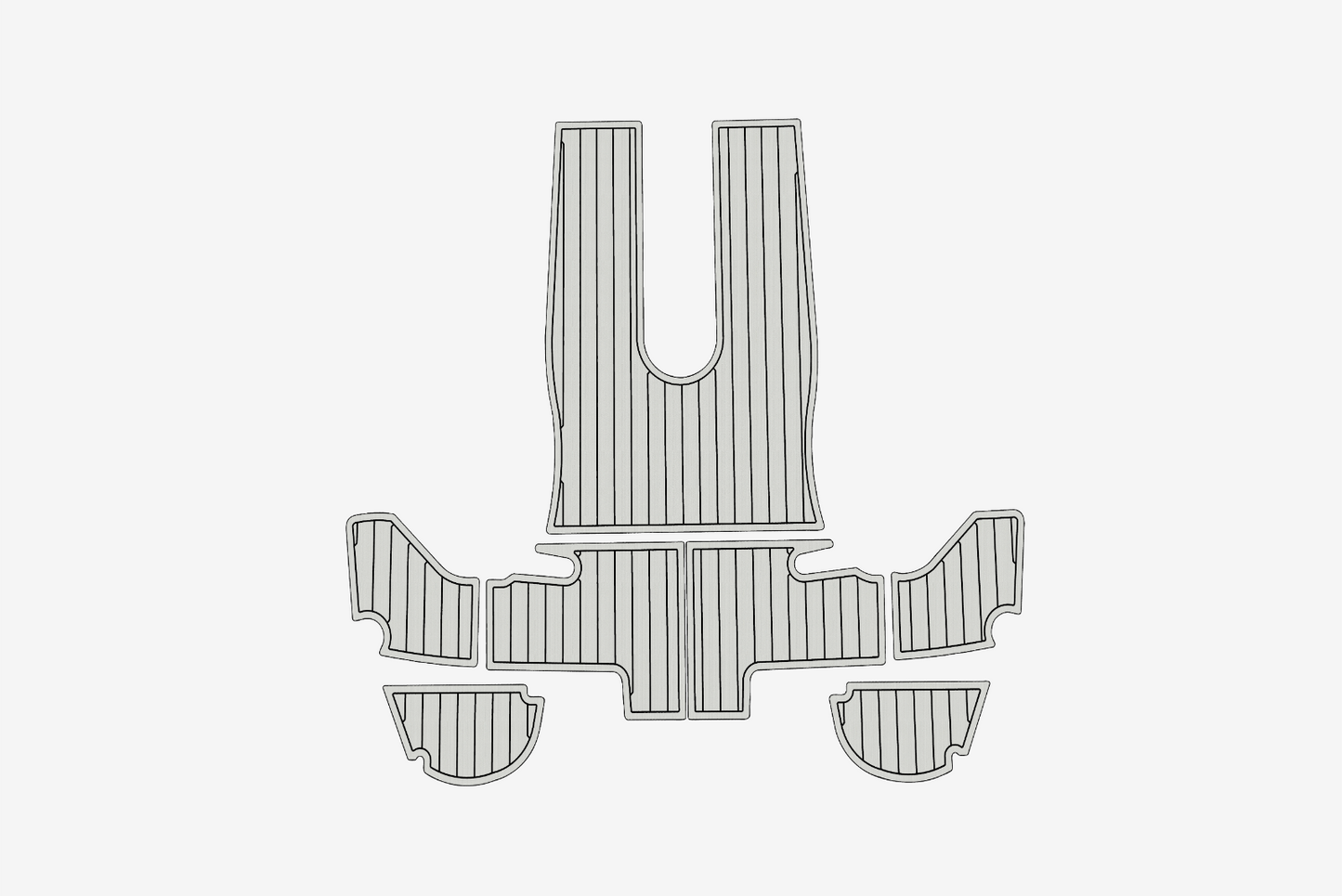 2008-2013 Hunter 45 Deck Salon Cockpit 1/4"6mm EVA Foam faux floor