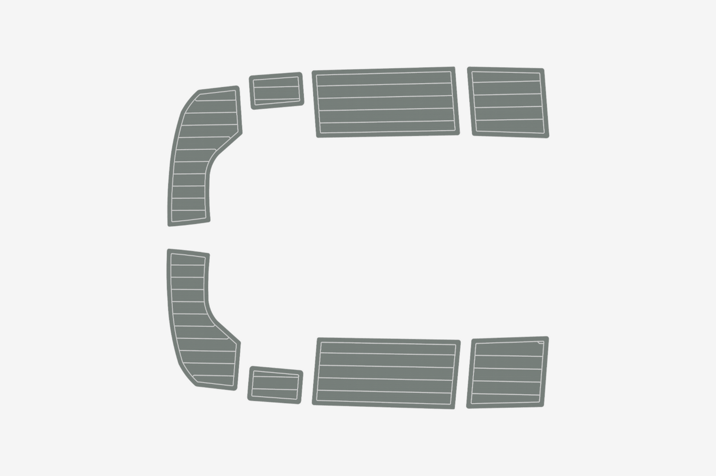 Beneteau 35 Anti-slip mat Custom EVA teak marine deck flooring
