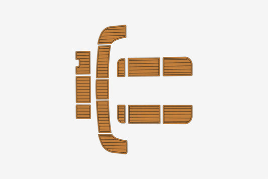 Beneteau 473 Anti-slip mat Custom EVA teak marine deck flooring