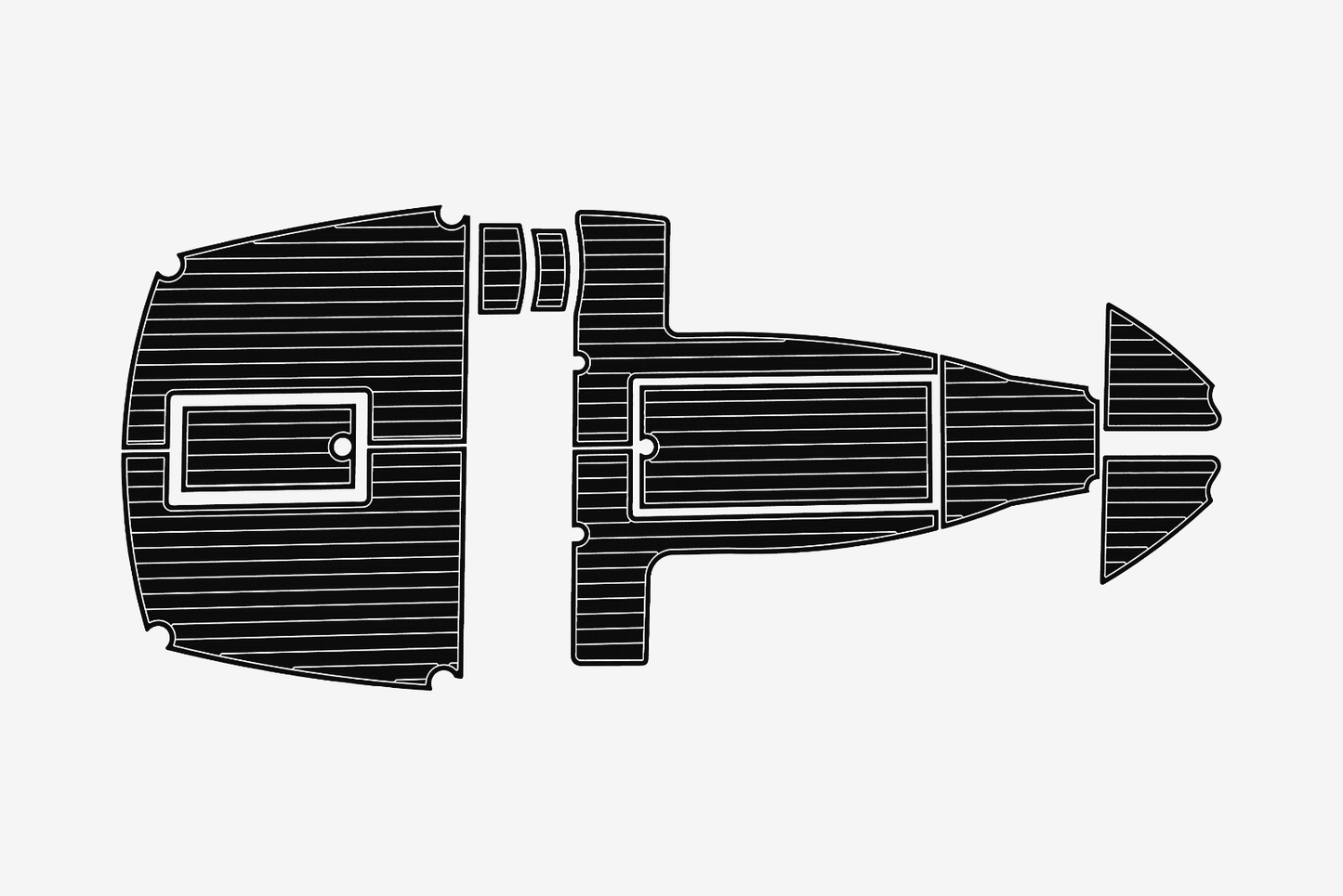 2021-2022 Duffy 22 Suncruiser Cockpit Swim platform 1/4"6mm EVA Foam faux floor