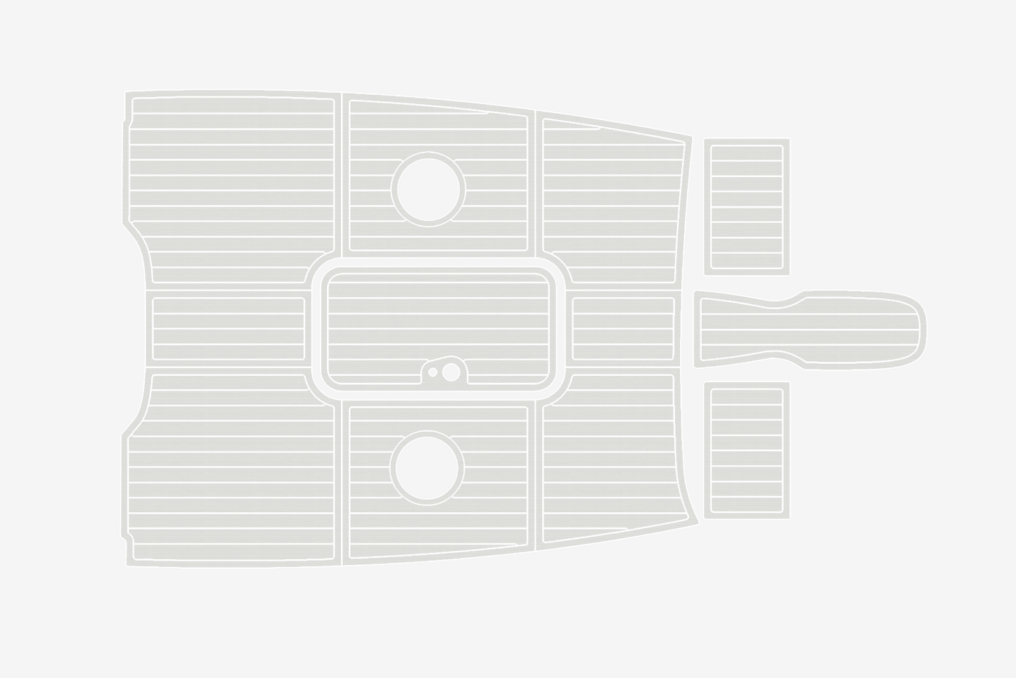 2014 Bayliner 185 BR Anti-slip mat Custom EVA marine deck flooring
