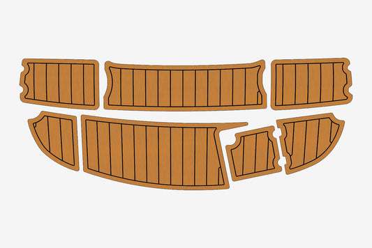2007 Chaparral 210 SSI Anti-slip mat Custom EVA teak marine deck flooring