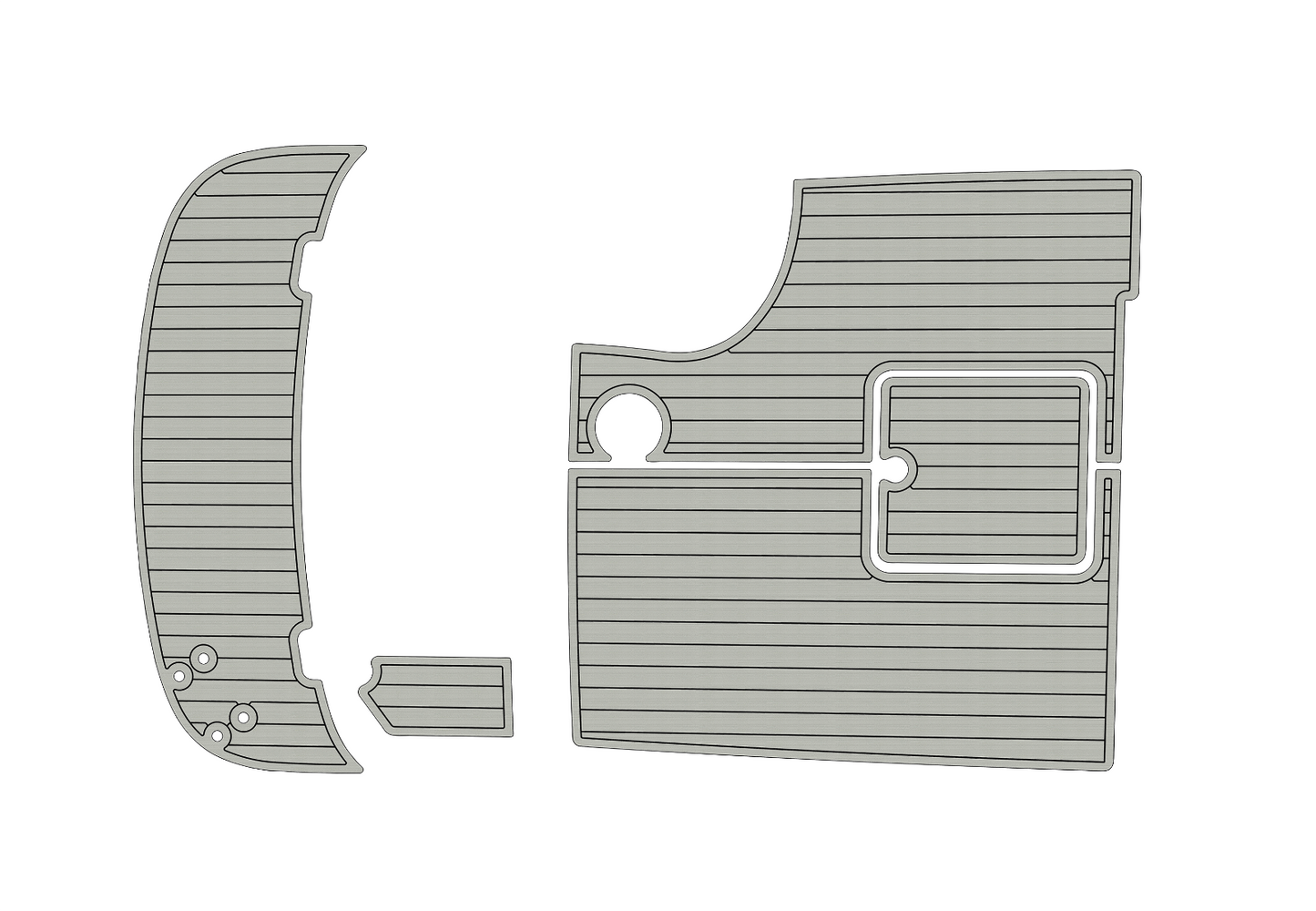 2010 Bayliner 802 Cockpit Swim platform 1/4" 6mm EVA foam floor