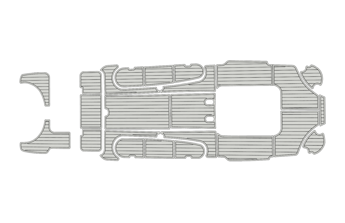 2000-2004 Baja 340 Sportfish Cockpit Swim platform 1/4"6mm EVA foam faux floor